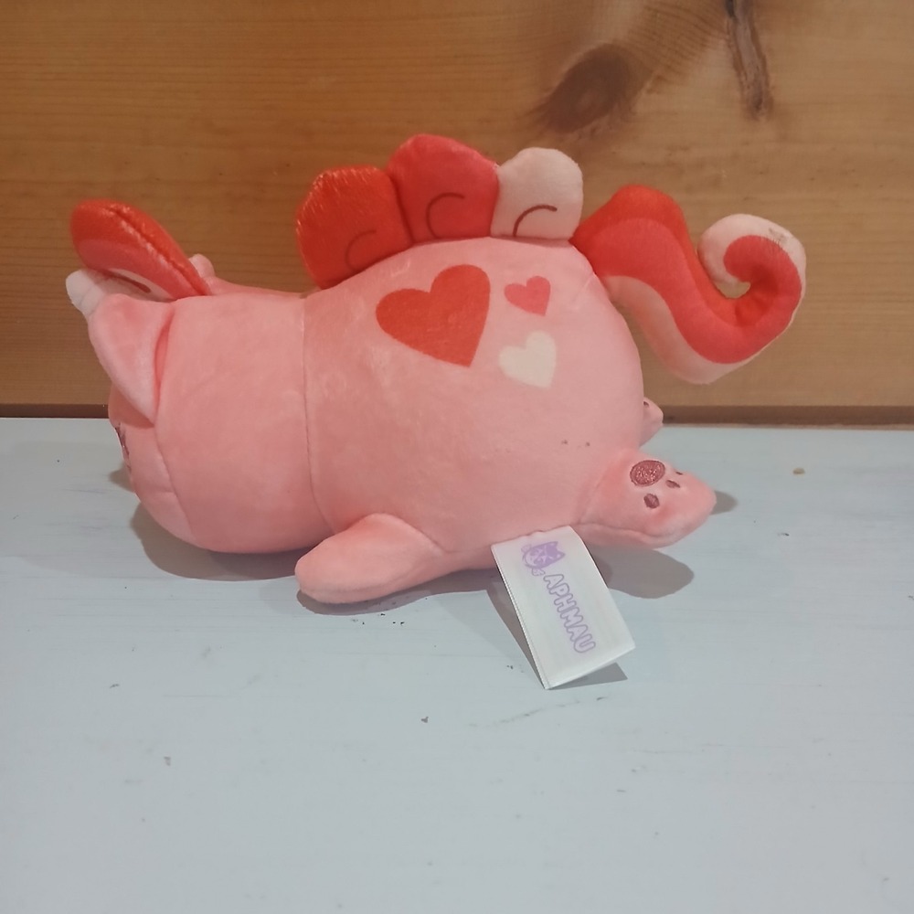 Aphmau MeeMeows Red Unicorn Cat Plush Stuffed Animal Limited Edition Heart D42 - Picture 4 of 5